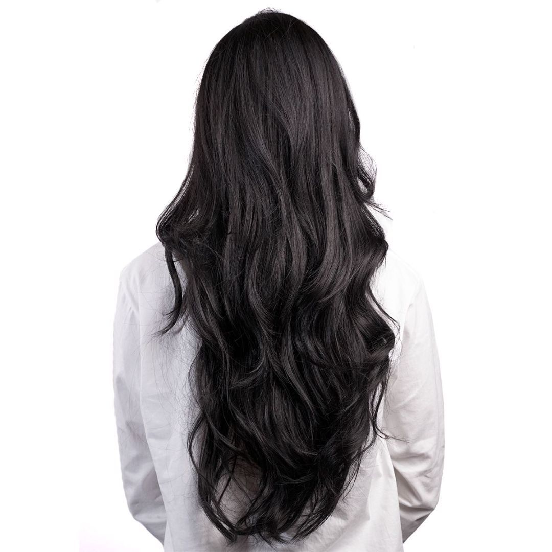 Long Curly Wig Synthetic Fiber "70 Cm