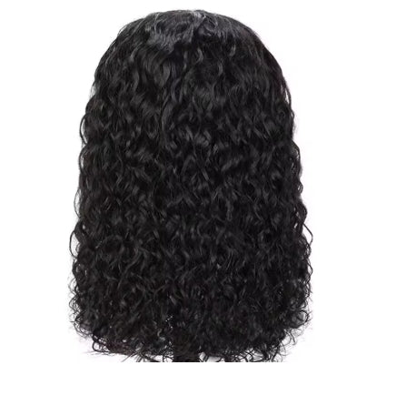 Brazilian Water Wave Ombre Headband Wig – 100% Human Hair, Glue-Free