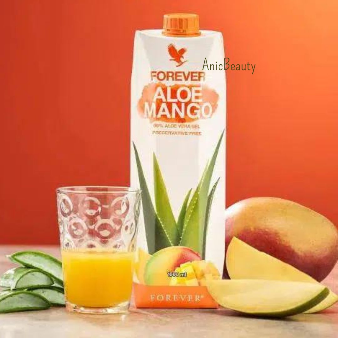Forever Aloe Mango™ 86% Aloe-Vera-Gel kombiniert mit Mango 1 Liter - LUX-Anic