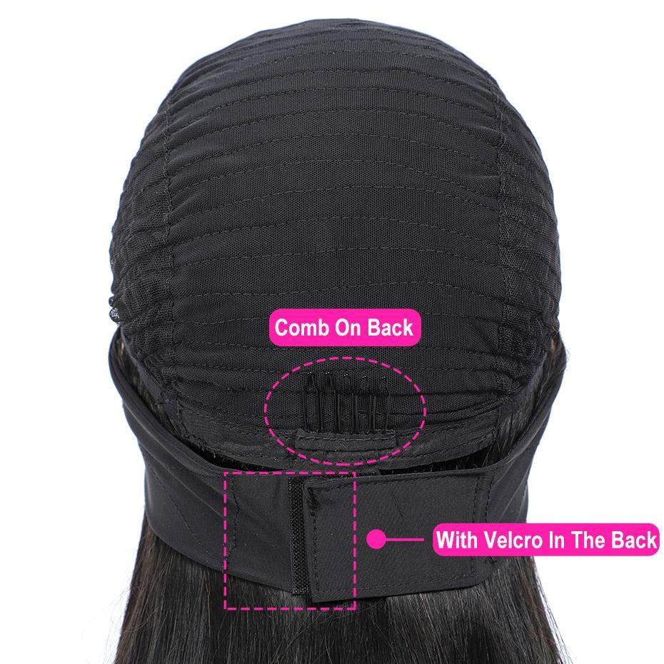 Brazilian Water Wave Ombre Headband Wig – 100% Human Hair, Glue-Free
