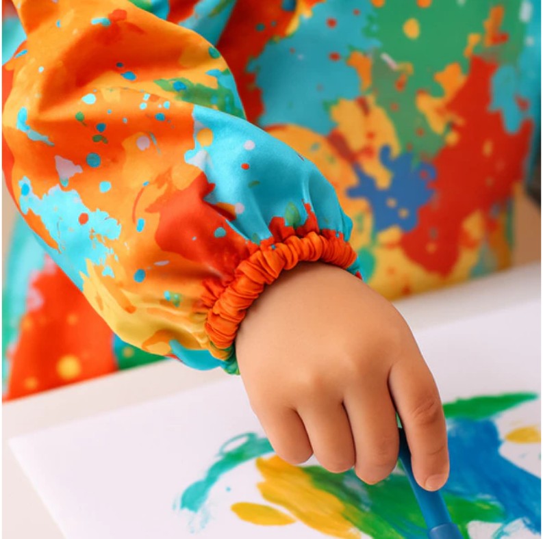 Children’s Painting Apron – Waterproof Art & Kitchen Bib (1–3 Years) - LUX-Anic