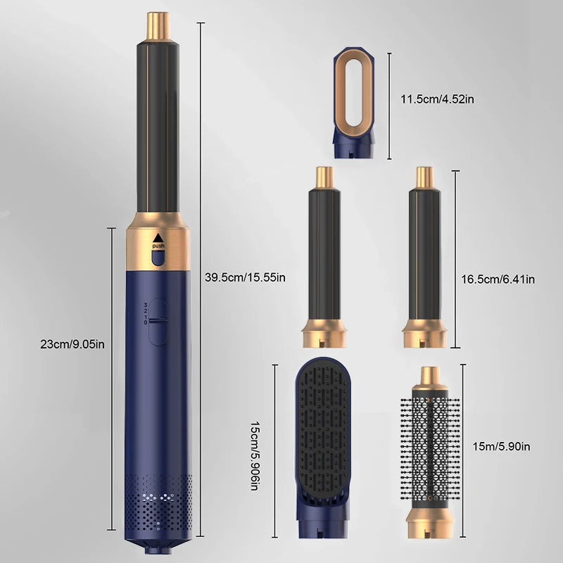 5-in-1 Professional Hair Styling Tool – Dry, Curl, Wave and Straighten - LUX-Anic