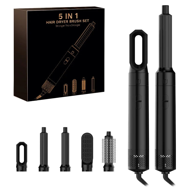 5-in-1 Professional Hair Styling Tool – Dry, Curl, Wave and Straighten