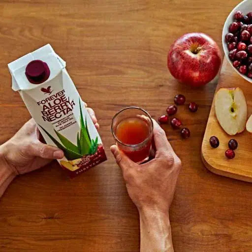 Forever Aloe Berry Nectar™ 90,7 % Aloe-Vera-Gel, kombiniert mit Cranberries und Äpfeln-1 Liter - AnicBeauty