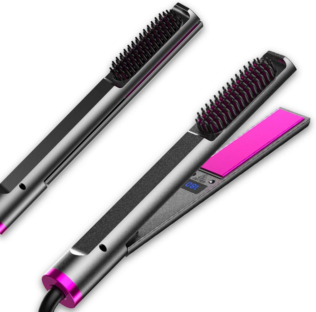 Multifunctional Heated Hair Straightening Brush-Effortless Styling