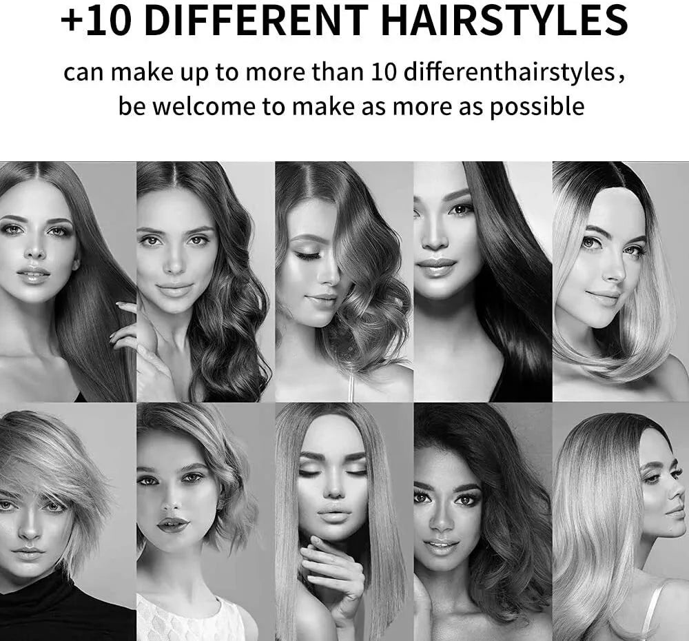 Multifunctional Heated Hair Straightening Brush-Effortless Styling