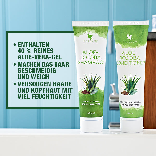 Aloe-Jojoba Shampoo und Conditioner - Die ideale Wahl für jedes Haar!