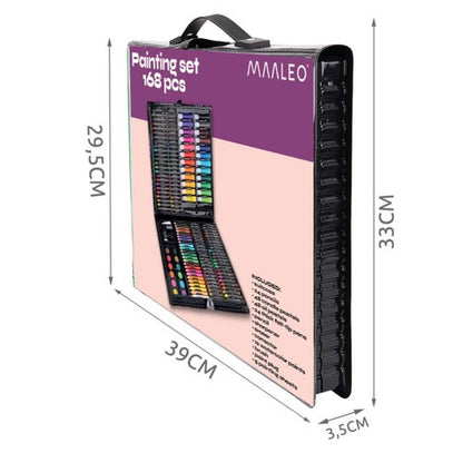 Painting set in a suitcase 168 pcs - LUX-Anic
