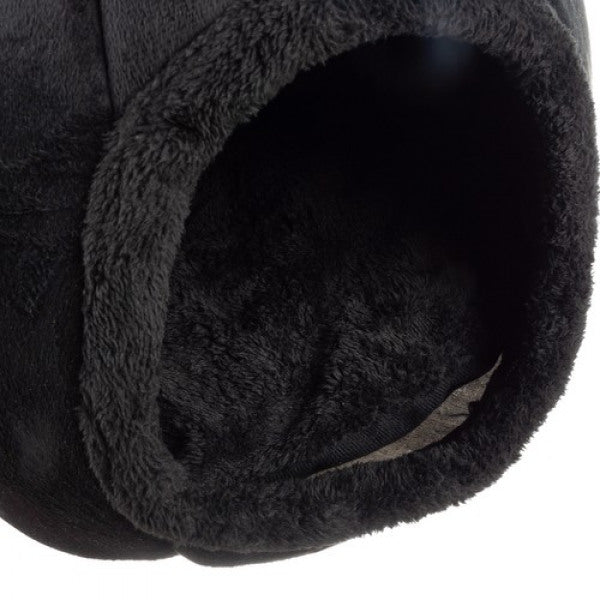 Plush Cat Bed - House Style Box 34 x 37 cm - LUX-Anic
