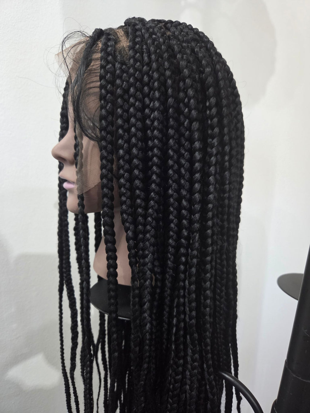 Geflochtene Kunsthaar-Perücke Box Braids mit X-Pression-Kunsthaar