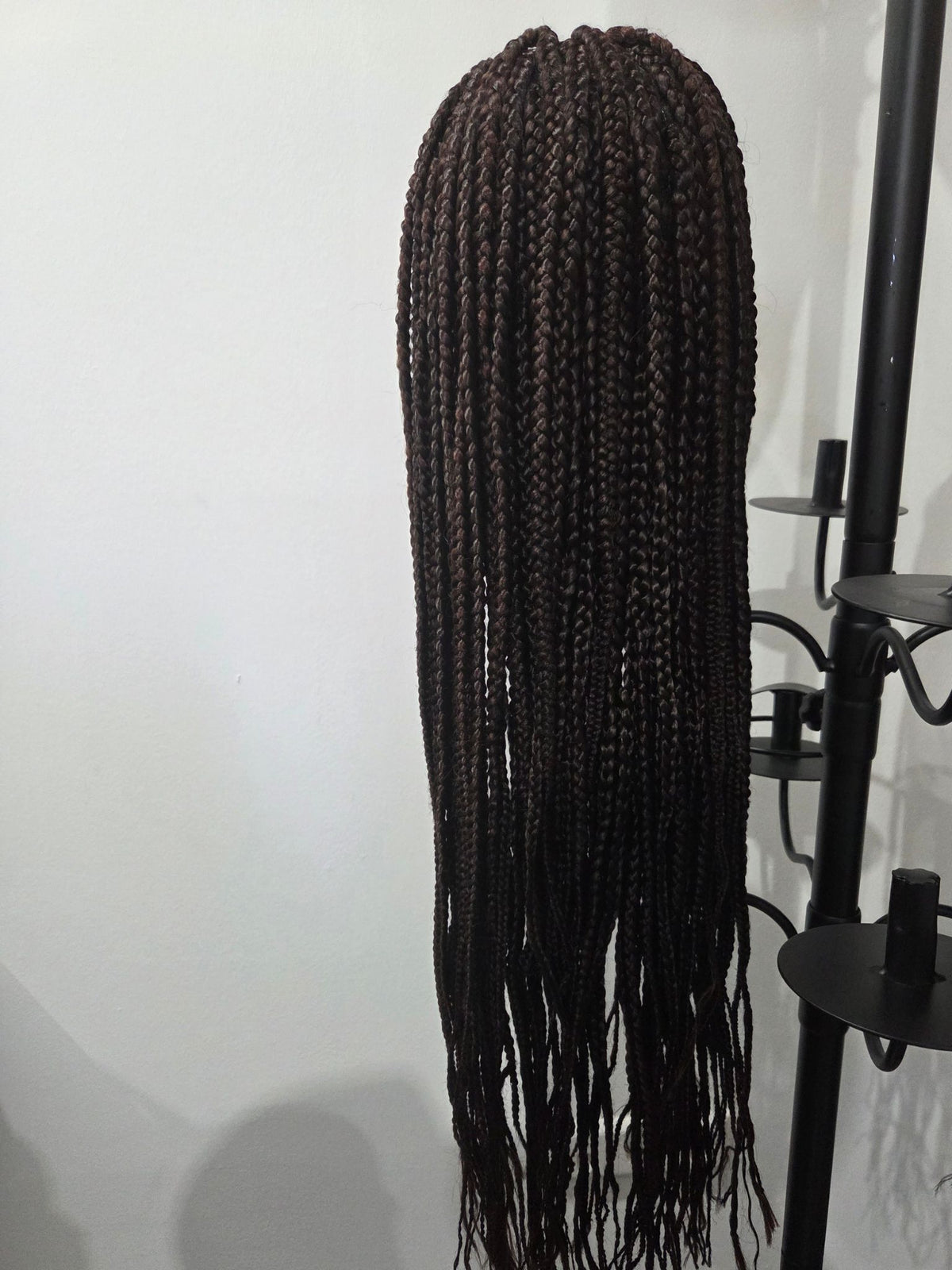 Geflochtene Kunsthaar-Perücke Box Braids mit X-Pression-Kunsthaar