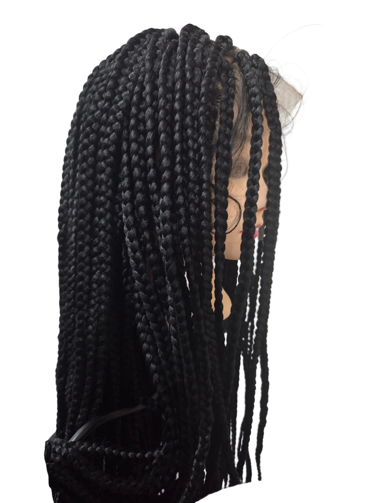 Geflochtene Kunsthaar-Perücke Box Braids mit X-Pression-Kunsthaar