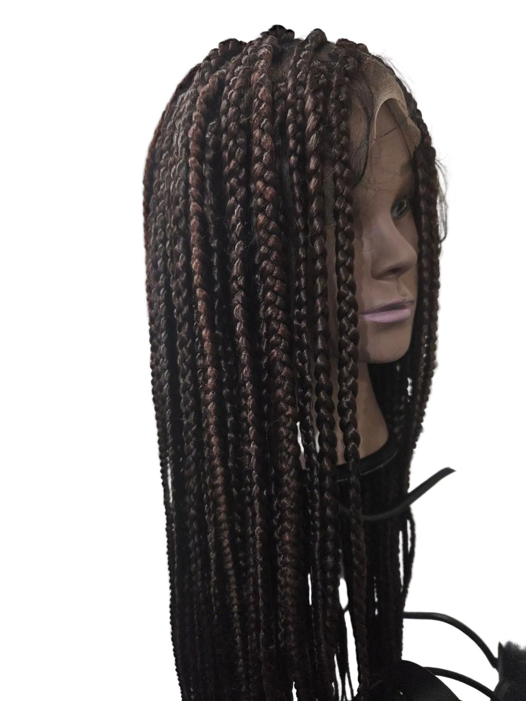 Geflochtene Kunsthaar-Perücke Box Braids mit X-Pression-Kunsthaar
