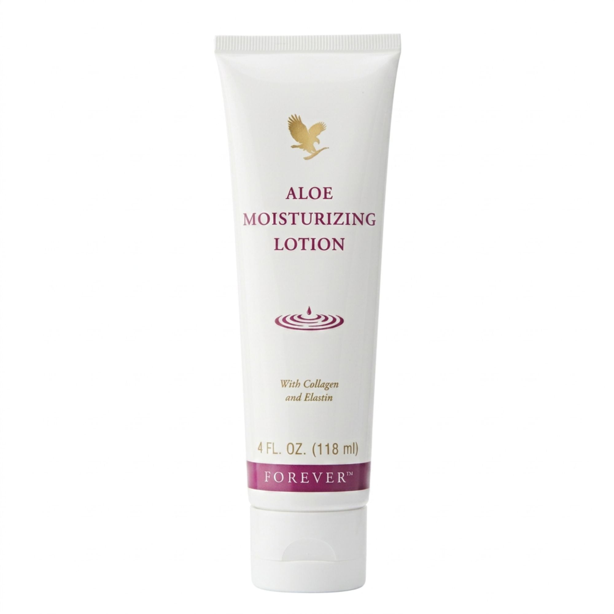 Forever Aloe Moisturizing Lotion | 37% Aloe Vera Gel – Collagen – Jojoba Oil | Face & Body 118 ml