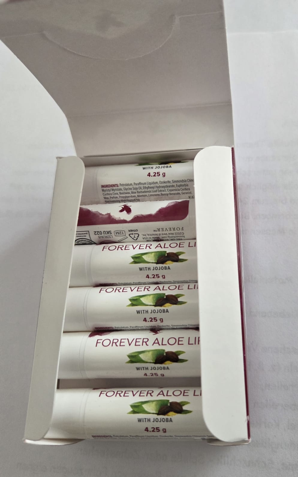 Forever Aloe Lips™ Jojoba | Lippenpflege Aloe Vera &amp; Jojobaöl | LUX-Anic