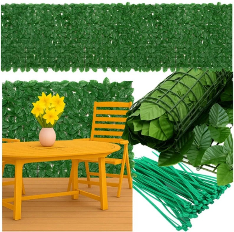 Artificial Hedge Wall – Green Privacy Screen - LUX-Anic