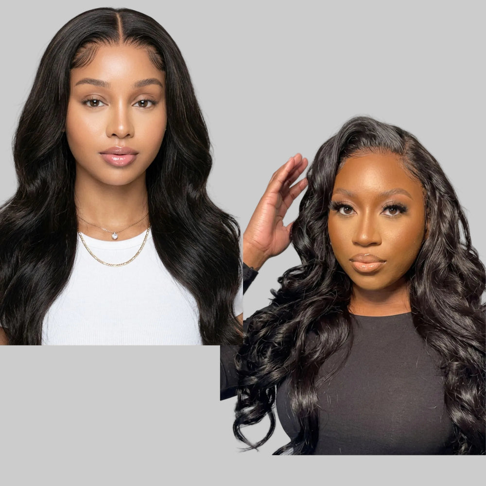 Body Wave Echthaar Perücke 13x4 Lace
