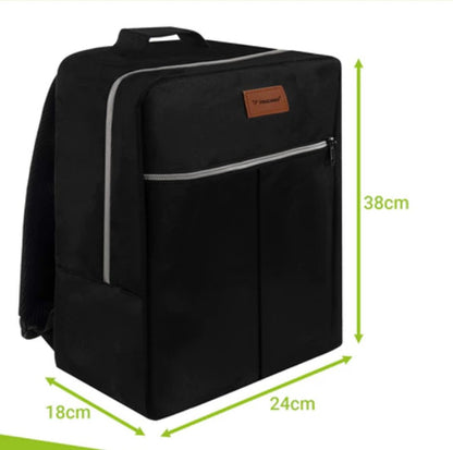 Handgepäck-Set – Rucksack & Transparente Reisetasche