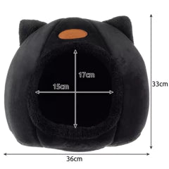 Lit pour Chat en Peluche - Style Maison 34x37cm