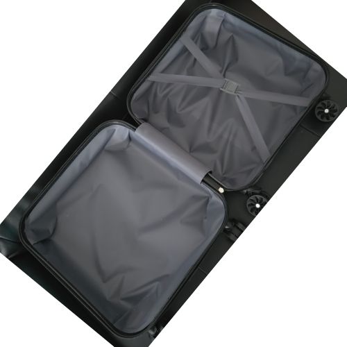 Valise élégante de cabine de voyage pour enfants à roues bleu / rose