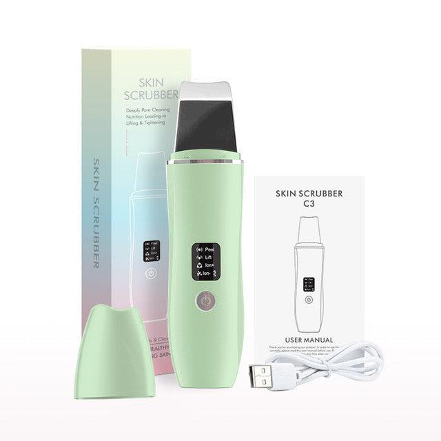 Ultraschall Haut Scrubber face spatula- Peeling- Dead Skin Removal - LUX-Anic