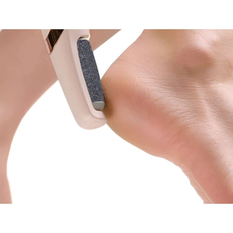 Electric Foot File – Rechargeable Heel Smoother with LED - LUX-Anic