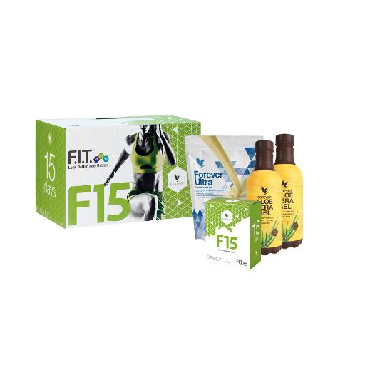 F15™ Vanilla - 15-Day Fitness and Weight Management Program-Aloe Vera Gel-Garcinia Plus-Forever Therm-Fiber