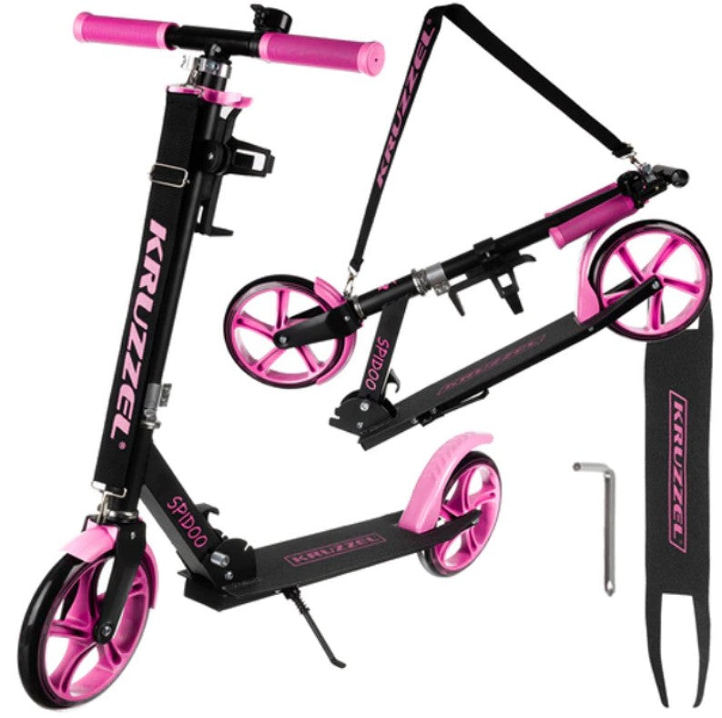 Foldable Kids Scooter – 200 mm Wheels, Brake & Strap – 3 level - 8 Year + - LUX-Anic