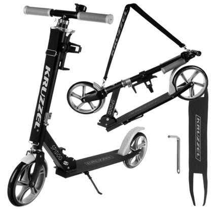 Foldable Kids Scooter – 200 mm Wheels, Brake & Strap – 3 level - 8 Year + - LUX-Anic