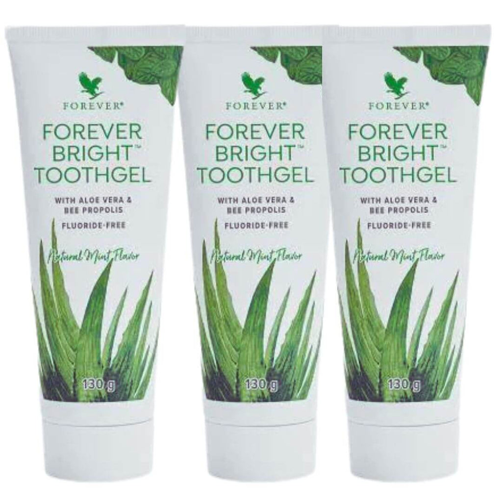 Forever Bright® Aloe Vera Toothgel – Natural Mint, Fluoride-Free Children and Adults - LUX-Anic