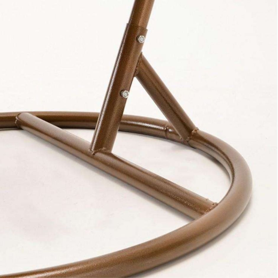 Garden Rocking Cocoon Chair with Pillows – Indoor & Outdoor Comfort - LUX-Anic