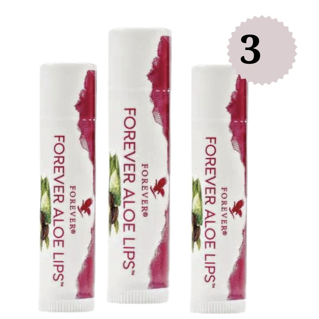 Set 1 Aloe Ever-Shield Deostift+ 1 Forever Bright Toothgel+3 Aloe Lips - LUX-Anic