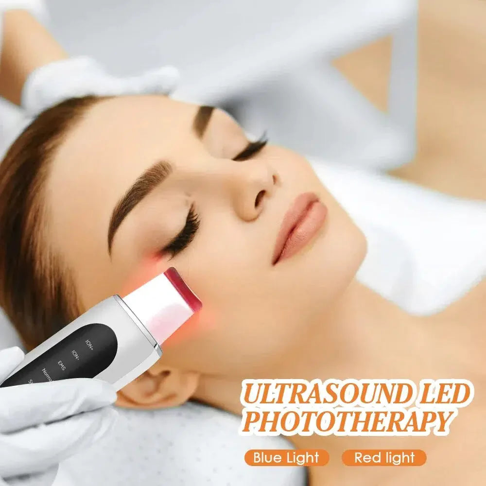 Ultraschall Haut Scrubber face spatula- Peeling- Dead Skin Removal - LUX-Anic