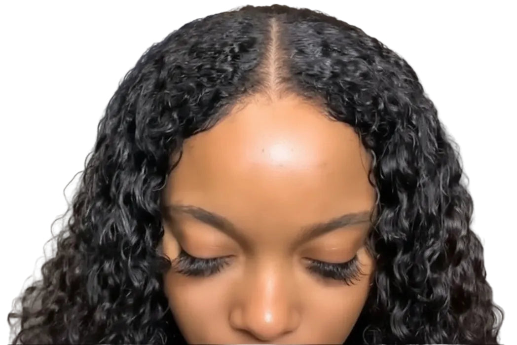 V Part Kinky Curly Real Hair Wig | 100% Brazilian Hair LUX-Anic
