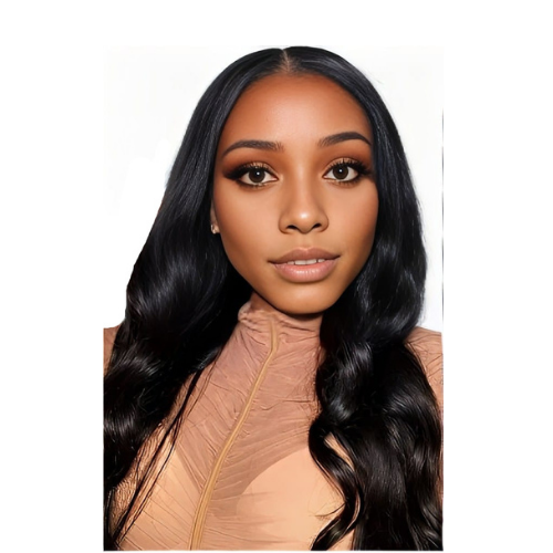 4x4 Transparent Lace Wig Body Wave Brazilian Remy human hair- 50 Cm|180 Density