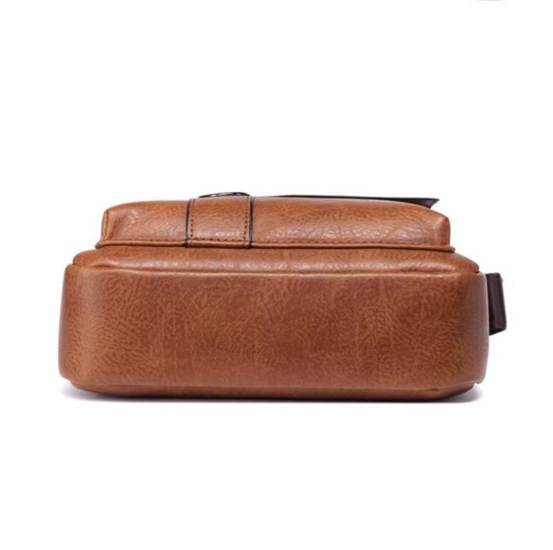 Sac bandoulière pour homme - Cuir durable - Élégant sac traversé