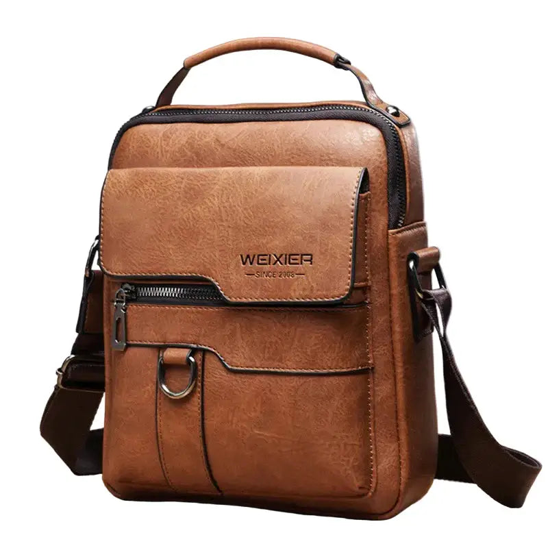 Sac bandoulière pour homme - Cuir durable - Élégant sac traversé