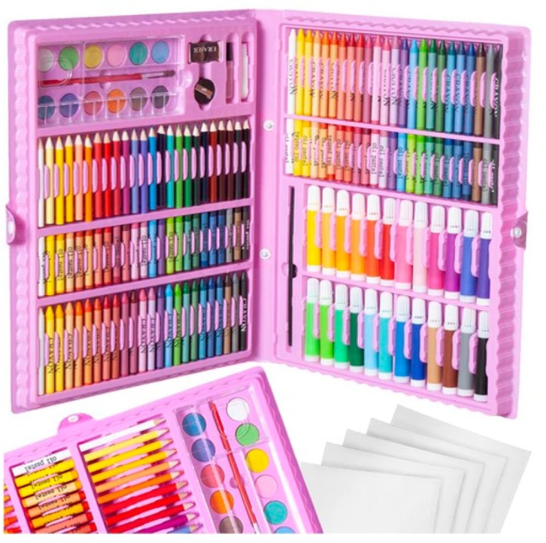 Painting set in a case, 168 pieces