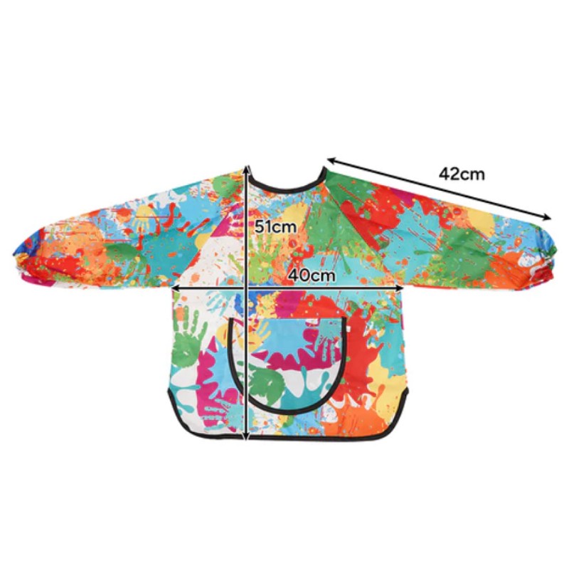 Children’s Painting Apron – Waterproof Art & Kitchen Bib (1–3 Years) - LUX-Anic