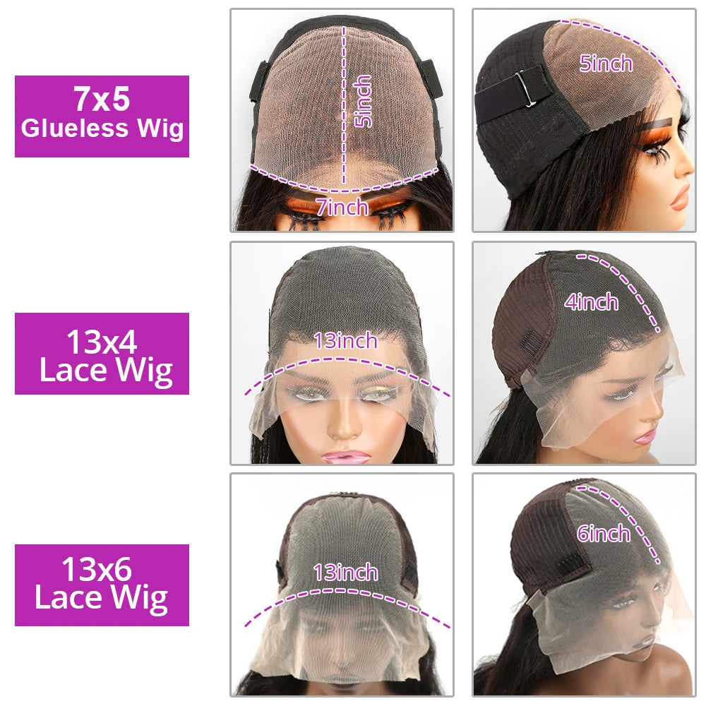 Short Deep Wave Bob 13x4 Hd Lace Frontal Wigs 7x5 Glueless Curly Wigs 100% Human Hair Wig