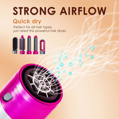 5-in-1 Professional Hair Styling Tool – Dry, Curl, Wave and Straighten