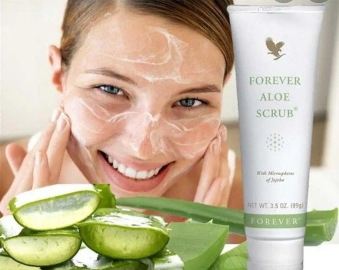 Forever Aloe Scrub® Exfoliating cream with jojoba and aloe vera-99 g - LUX-Anic