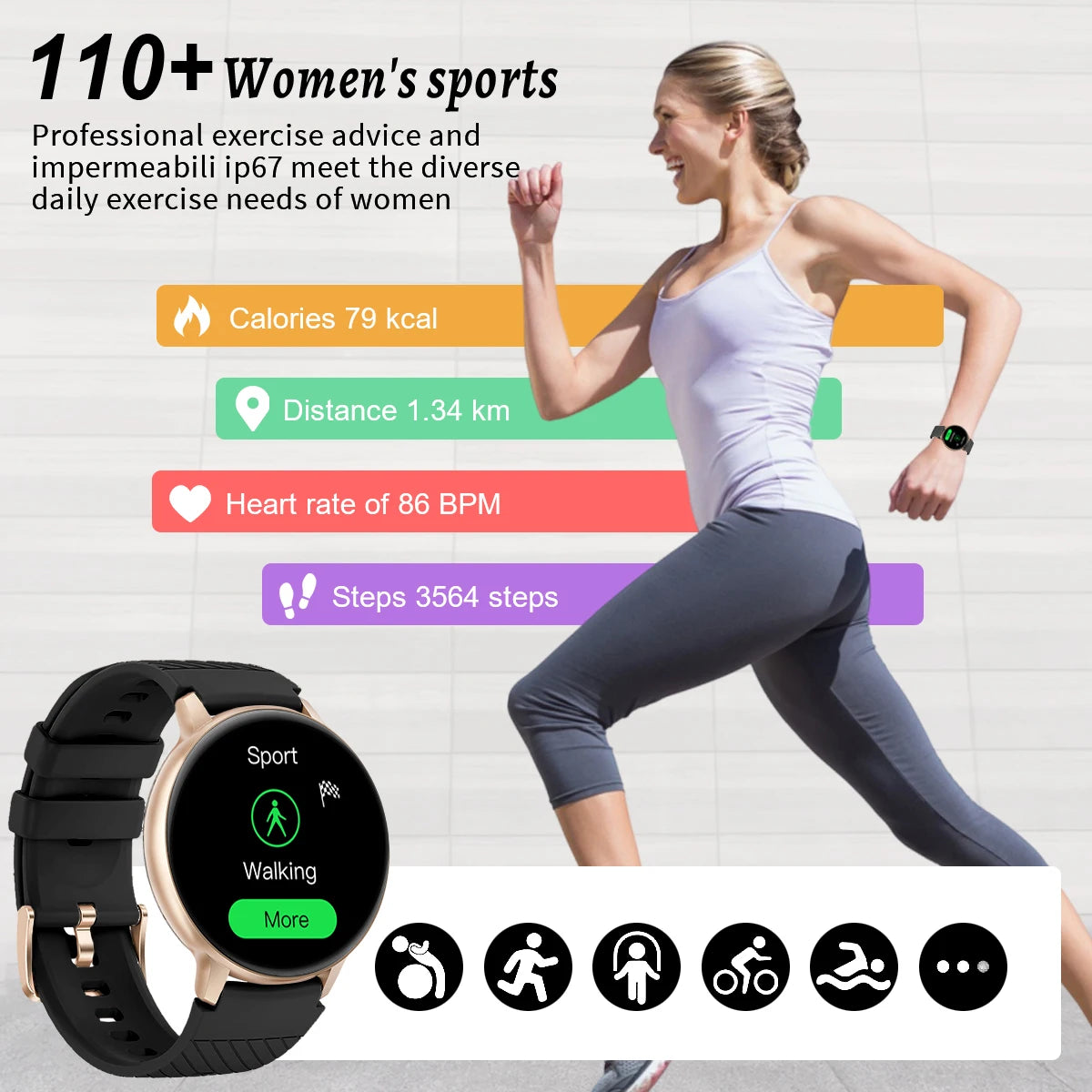 Bluetooth Call Custom Dial Steel Smart Watches Men Women Sports Fitness Tracker Heart Rate For Android IOS