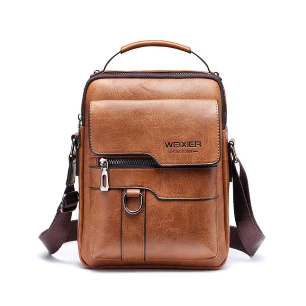 Sac bandoulière pour homme - Cuir durable - Élégant sac traversé