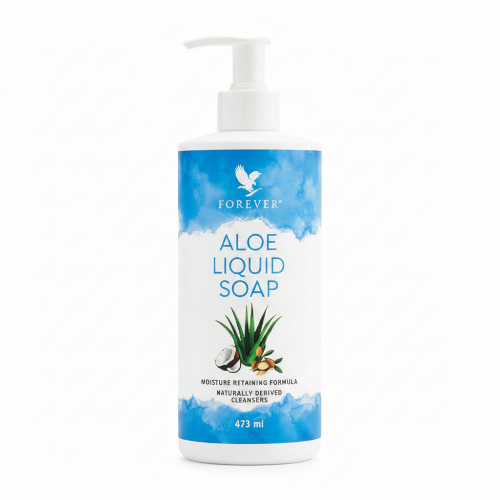 Aloe Liquid Soap- Aloe-Vera-Gel-Argan oil and jojoba liquid soap-473 ml - LUX-Anic