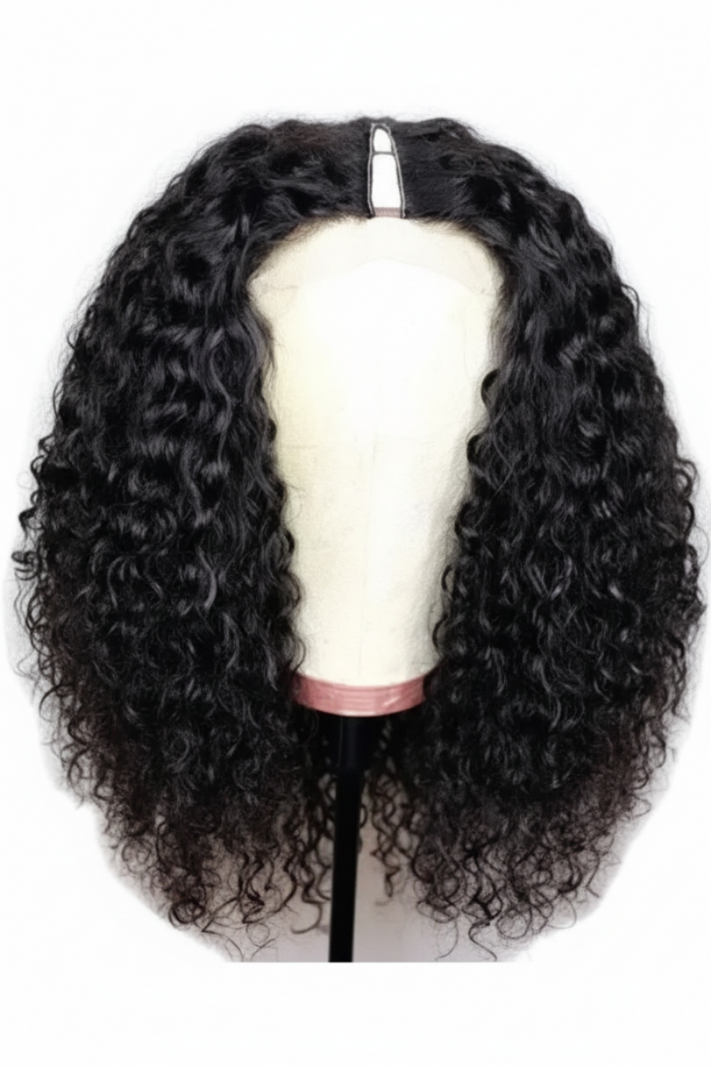 V Part Kinky Curly Real Hair Wig | 100% Brazilian Hair 250 Density
