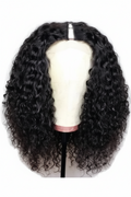 V Part Kinky Curly Real Hair Wig | 100% Brazilian Hair 250 Density