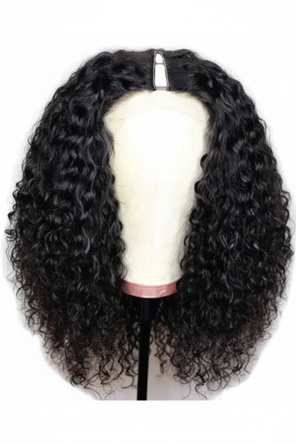 V Part Kinky Curly Real Hair Wig | 100% Brazilian Hair 250 Density