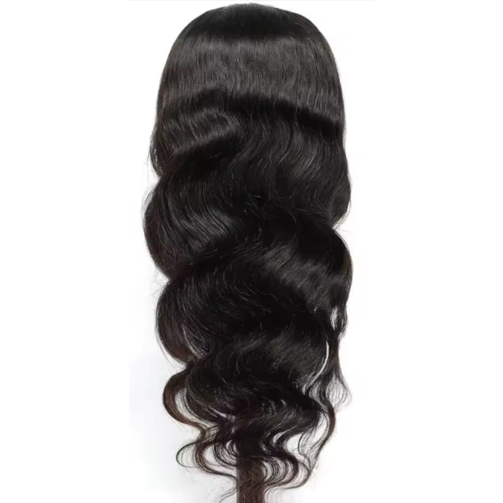 Body Wave Echthaarperücke Seitenansicht