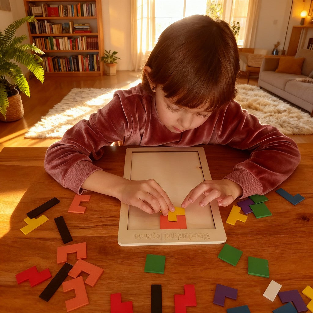 Wooden Puzzle – 40-Piece Educational Toy for kids aged 3+ and adults - LUX-Anic